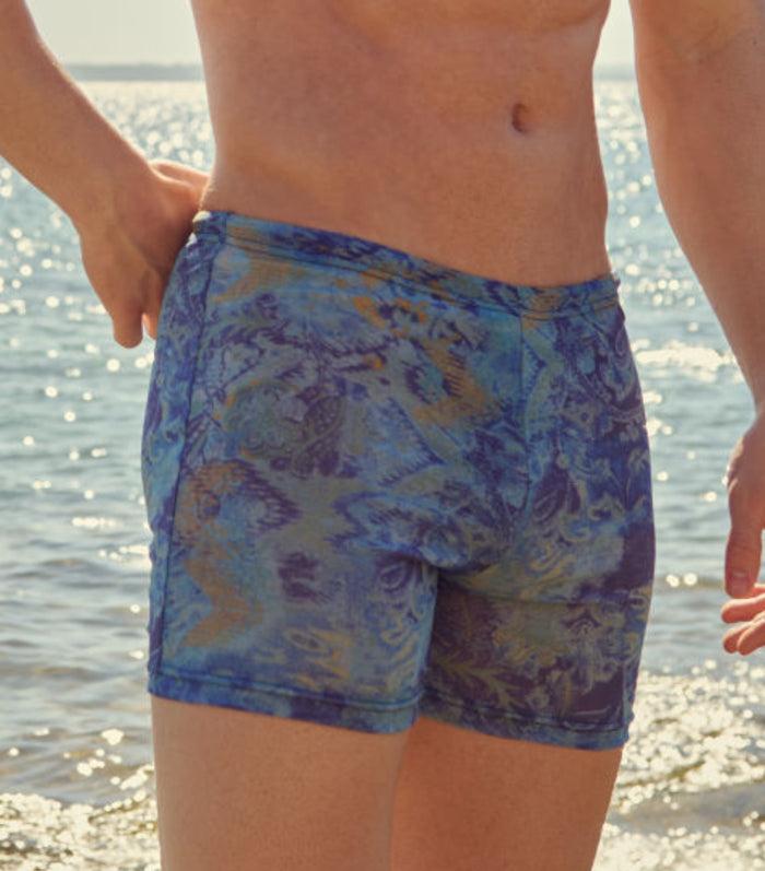 kiniki Azure Tan Through Swim Shorts
