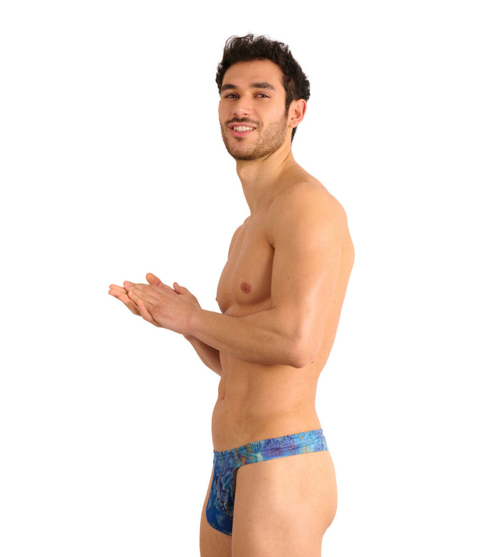 Kiniki Azure Tan Through Swim Thong