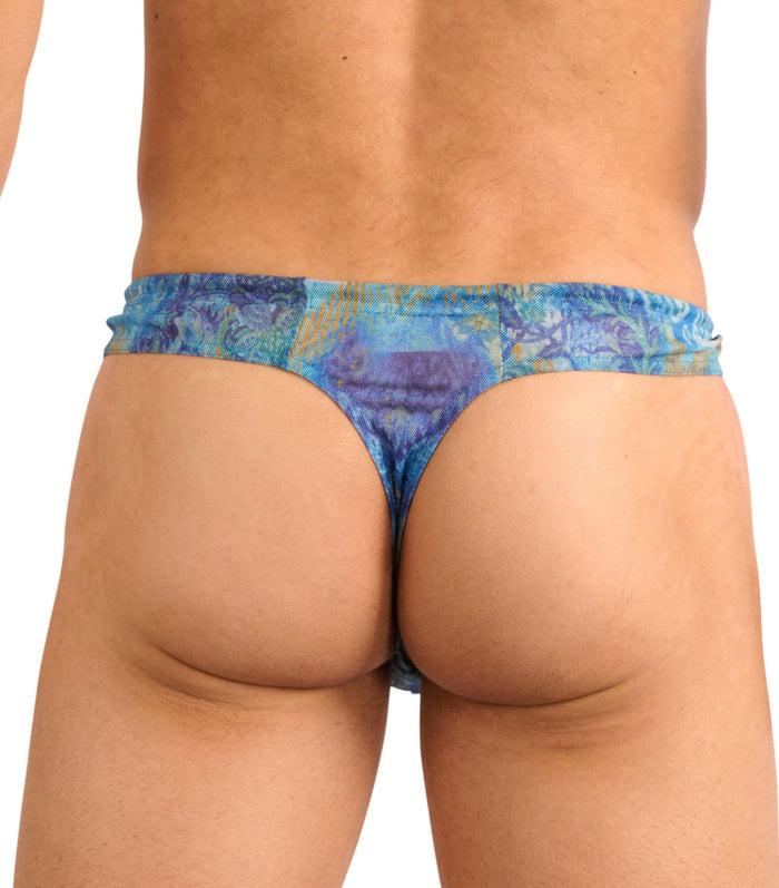Kiniki Azure Tan Through Swim Thong