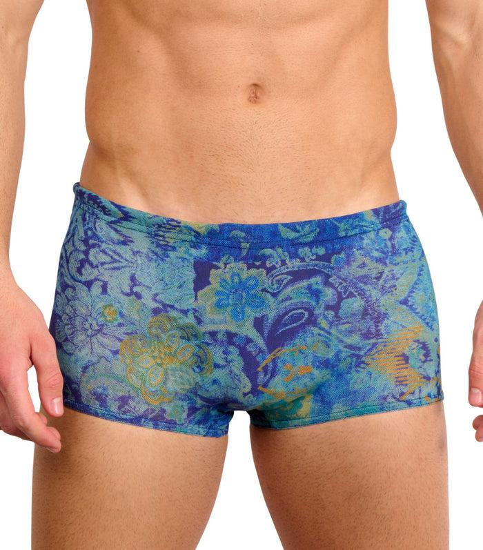 Kiniki Azure Tan Through Swim Trunks