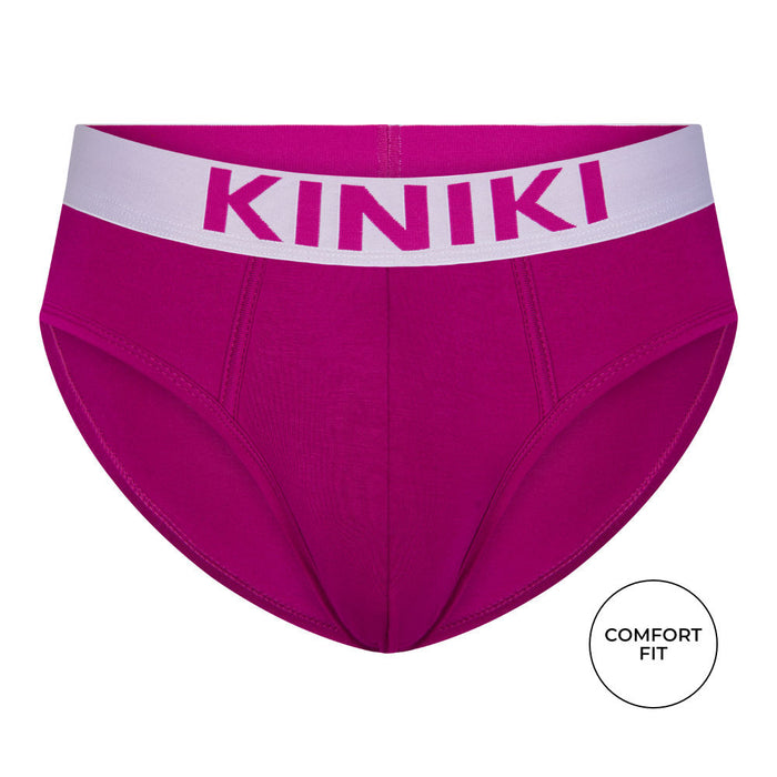 kiniki Bamboo Brief Fuchsia