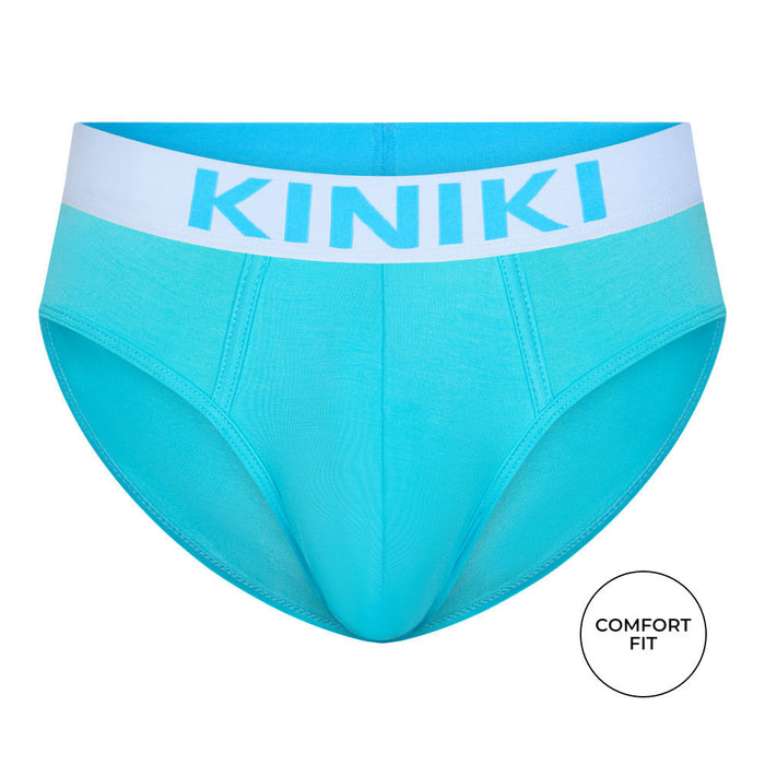 kiniki Bamboo Brief Turquoise