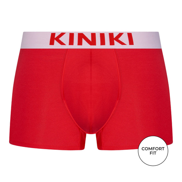 kiniki Bamboo Trunks Red