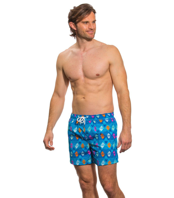 Kiniki Beach Board Shorts Aztec