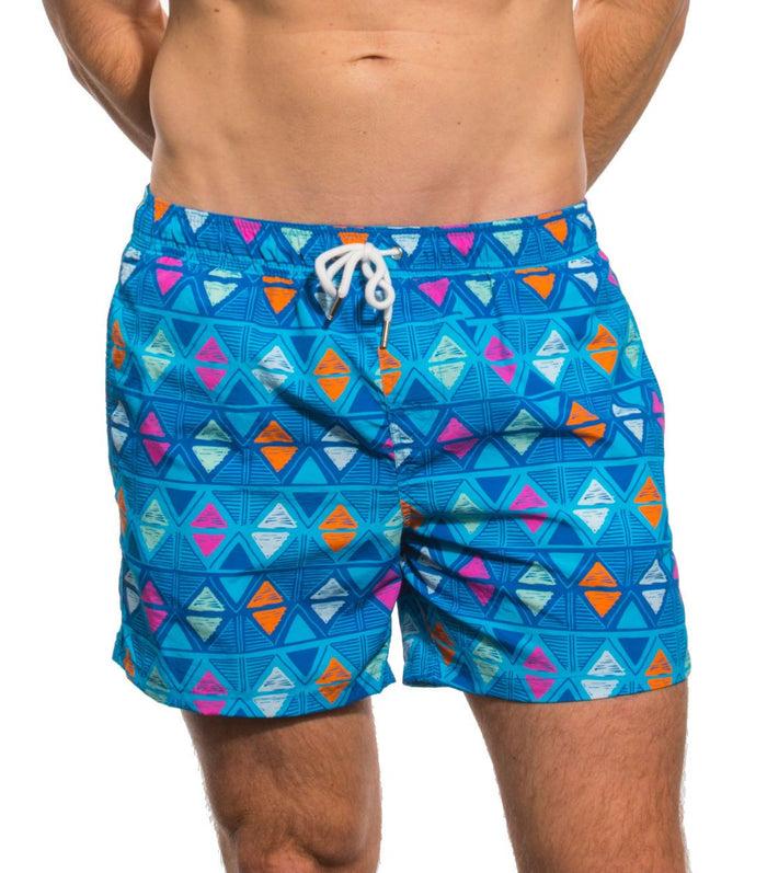 kiniki Beach Board Shorts Aztec