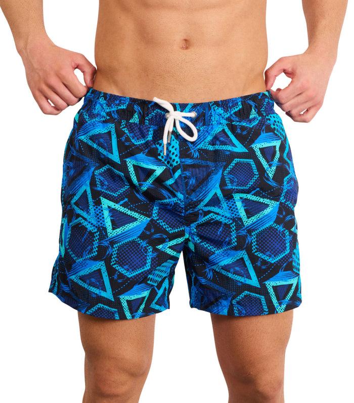 kiniki Beach Board Shorts Blue Lagoon