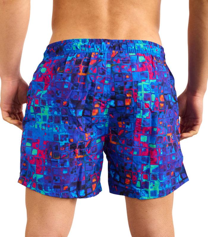 Kiniki Beach Board Shorts Mosaic