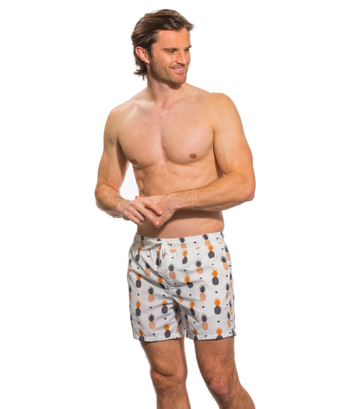 Kiniki Beach Board Shorts Pineapple