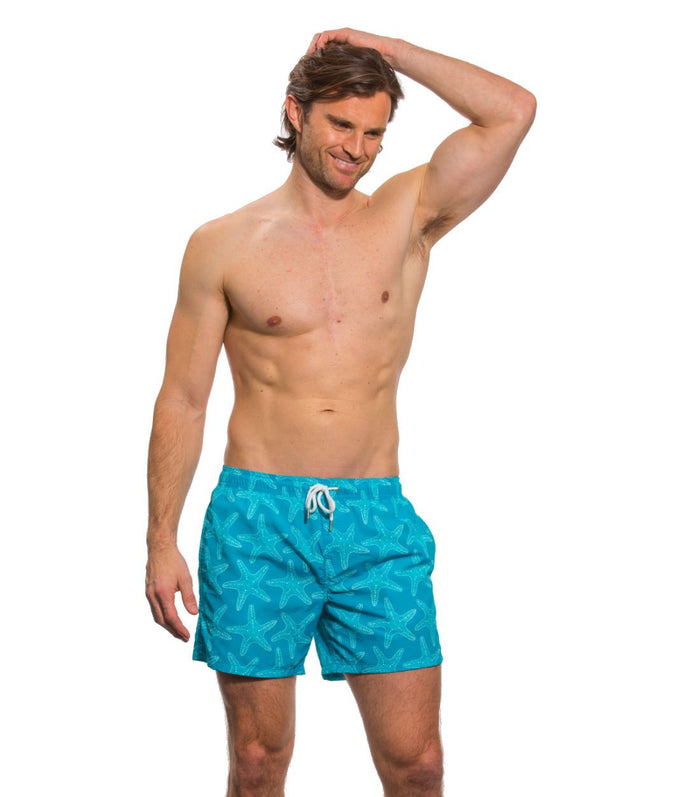 Kiniki Beach Board Shorts Starfish