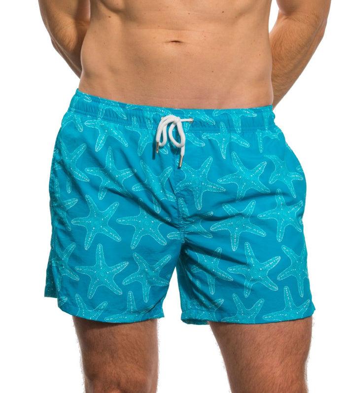 kiniki Beach Board Shorts Starfish