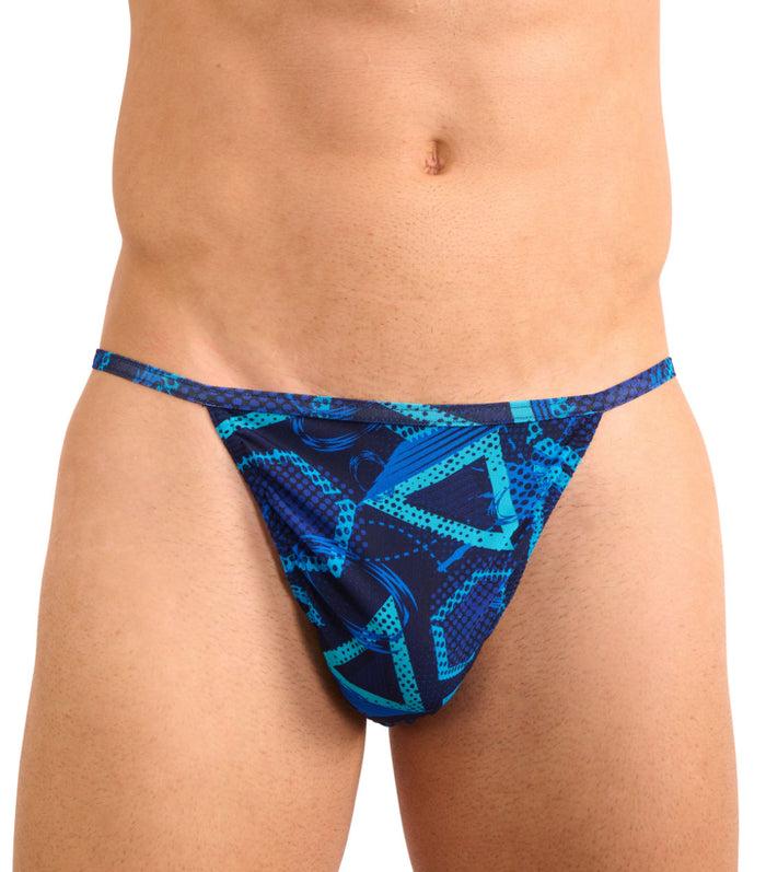 Kiniki Blue Lagoon Tan Through Swim Tanga
