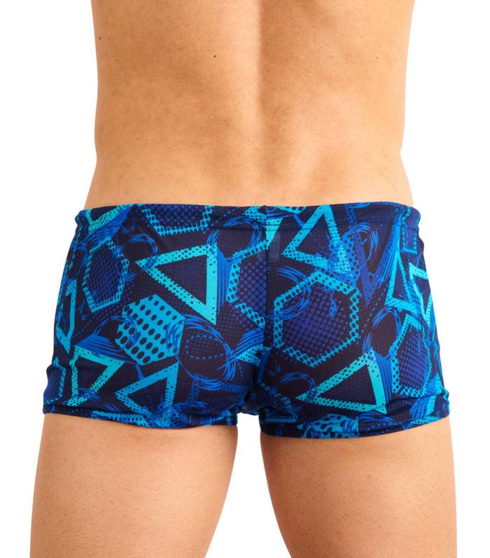 Kiniki Blue Lagoon Tan Through Swim Trunks