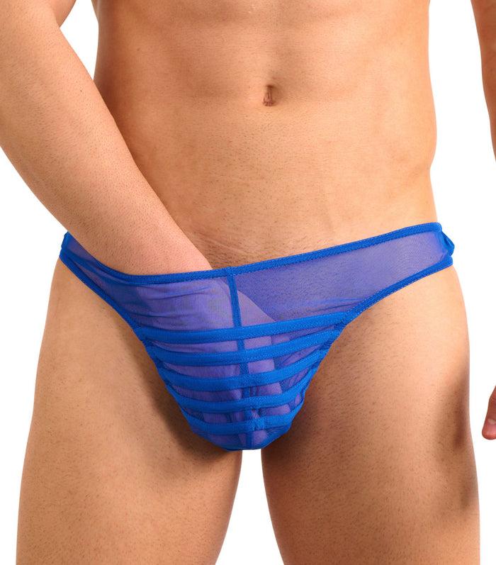 kiniki Cage Thong Blue