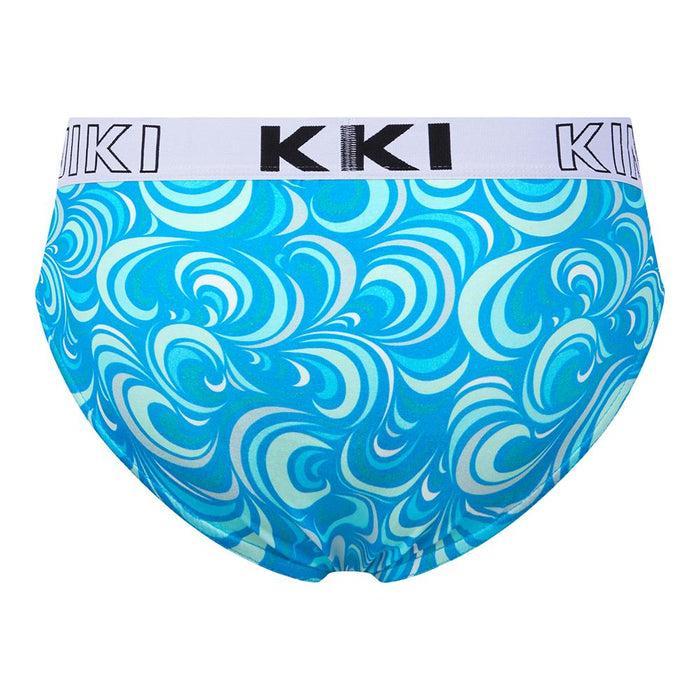 Kiniki Cotton Printed Briefs - Blue Rift