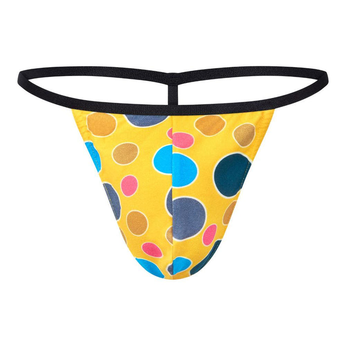 Kiniki Cotton Printed G-Strings - Blue Rift