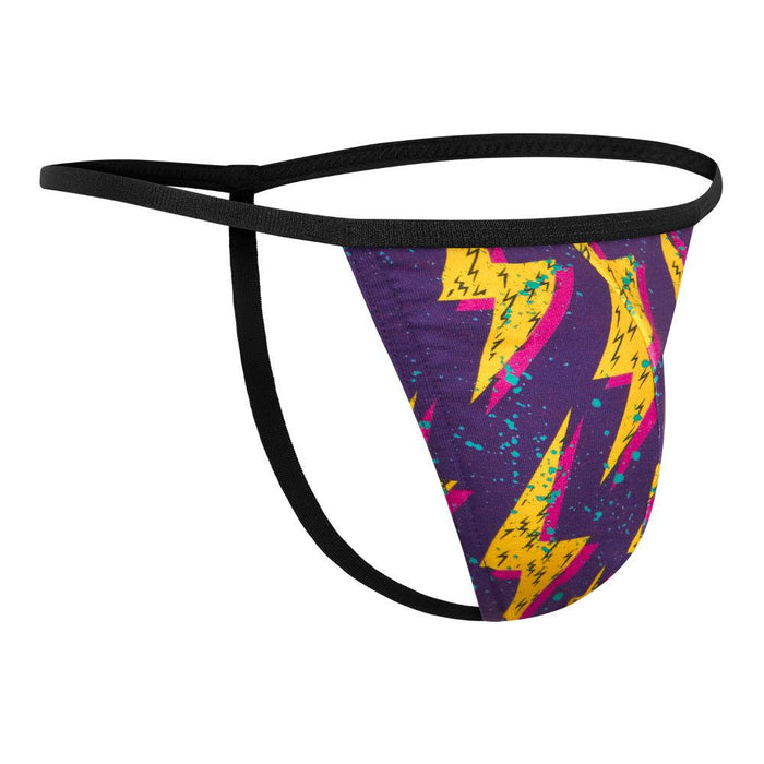 Kiniki Cotton Printed G-Strings - Flash