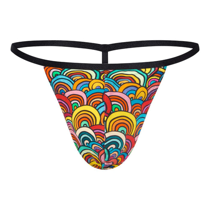 kiniki Cotton Printed G-Strings - Rainbow