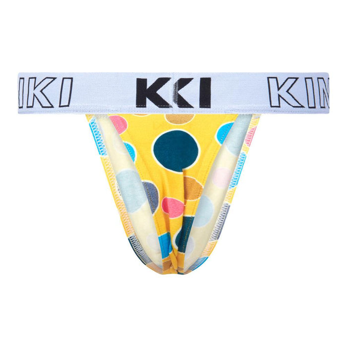 Kiniki Cotton Printed Thongs - Bubbles