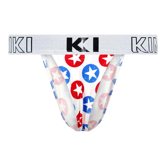 Kiniki Cotton Printed Thongs - Stars