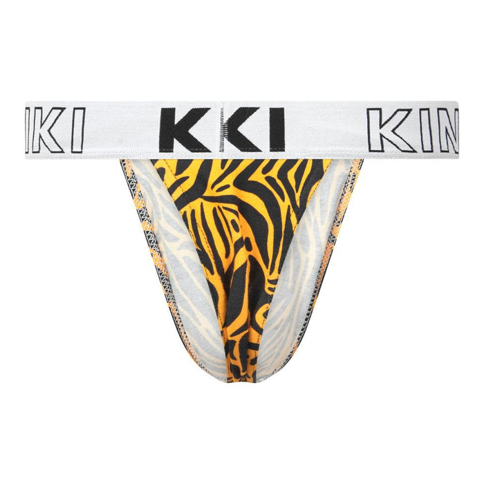 Kiniki Cotton Printed Thongs - Wildthing