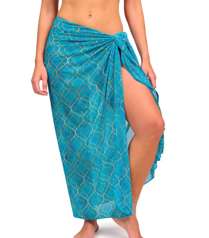 Kiniki Emerald Tan Through Beach Sarong