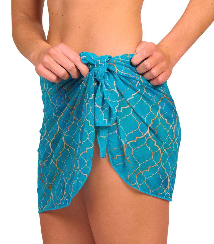 Kiniki Emerald Tan Through Beach Wrap