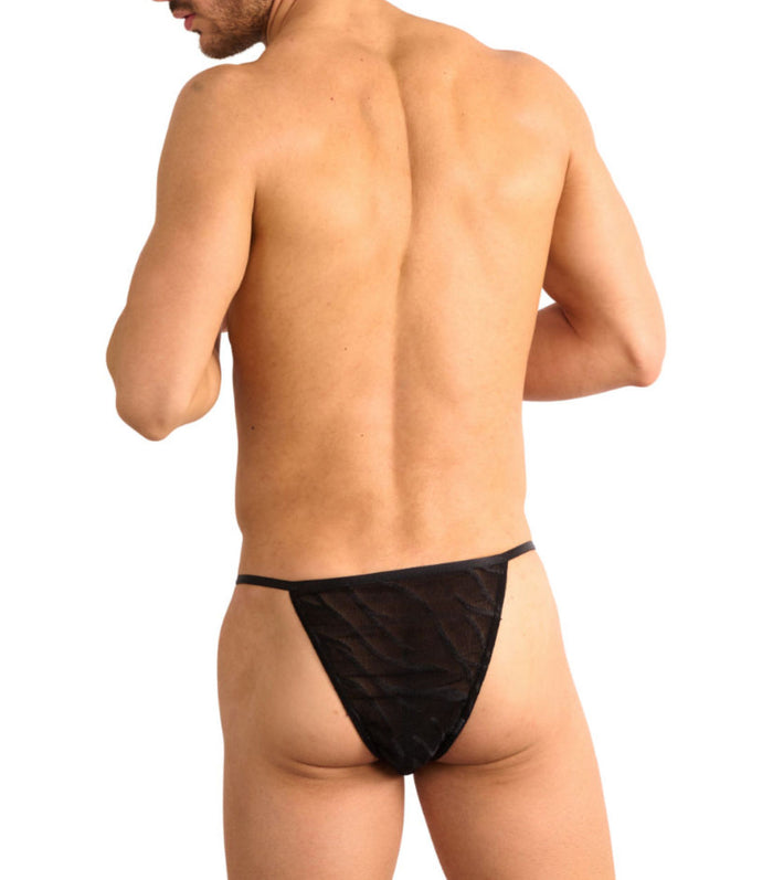 Kiniki Fizzy Clip Side Tanga Black