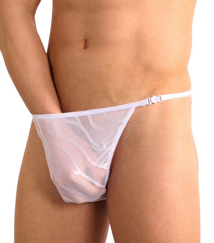 kiniki Fizzy Clip Side Tanga White