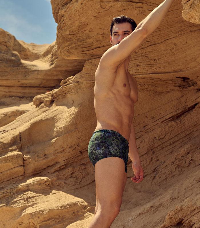 Kiniki Havana Tan Through Swim Trunks