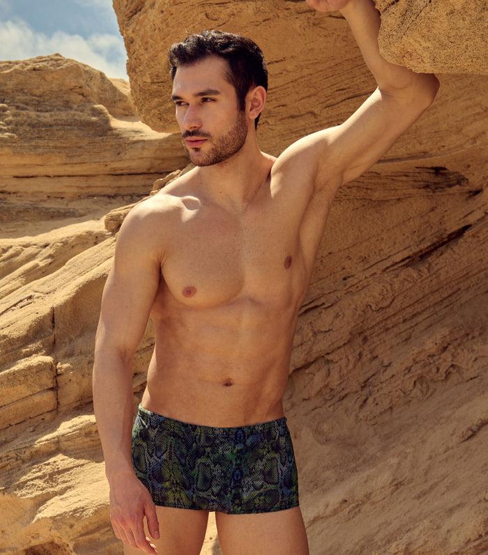 kiniki Havana Tan Through Swim Trunks