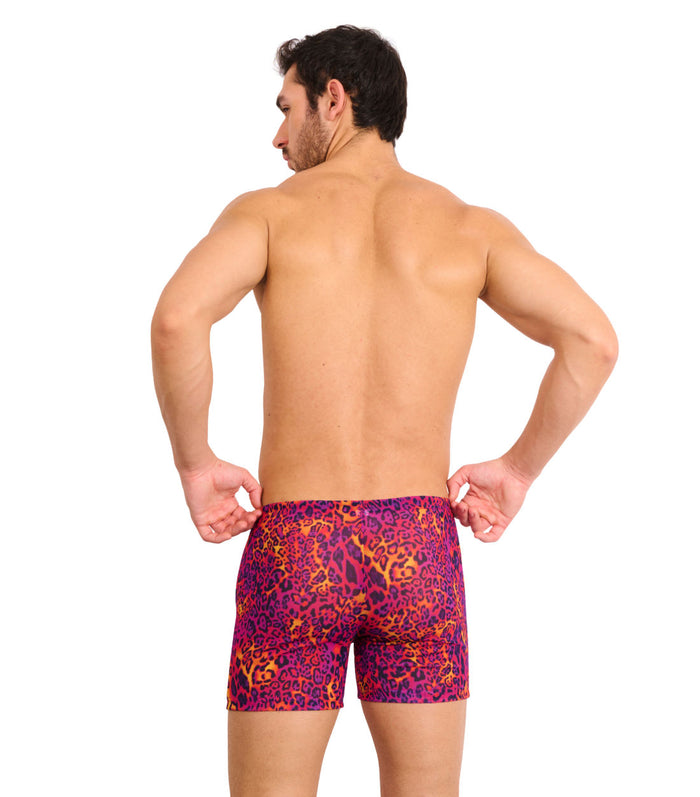 Kiniki Hot Leopard Tan Through Swim Shorts
