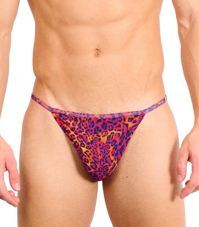 kiniki Hot Leopard Tan Through Swim Tanga