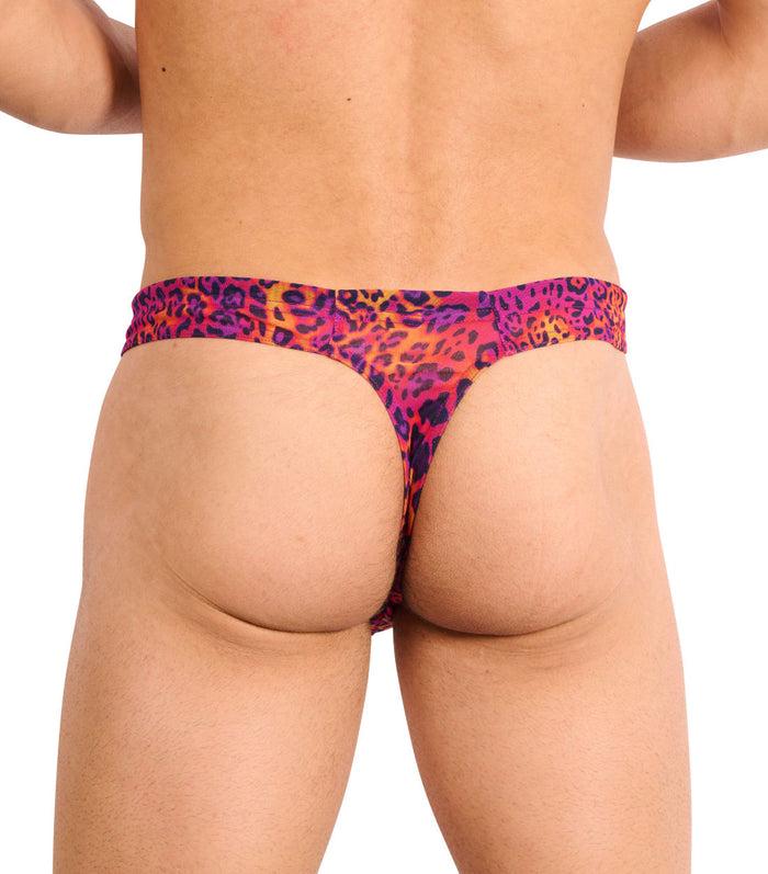 Kiniki Hot Leopard Tan Through Swim Thong