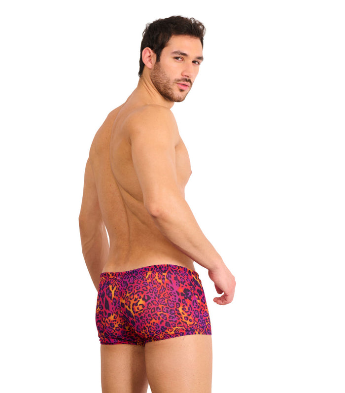 Kiniki Hot Leopard Tan Through Swim Trunks