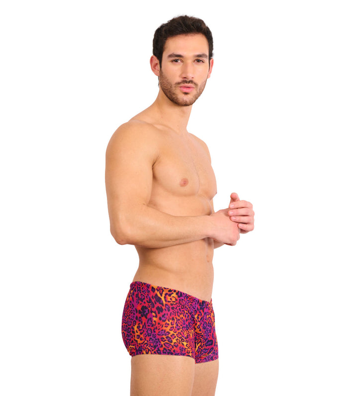 Kiniki Hot Leopard Tan Through Swim Trunks