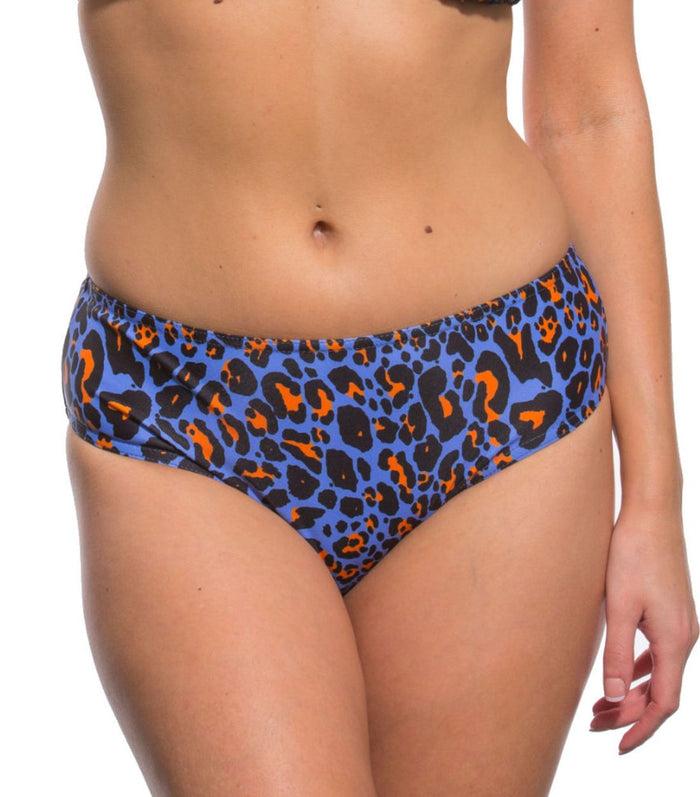 kiniki Leopard Orange High Waisted Bikini Brief