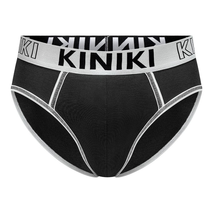 kiniki Modal Piped Brief Black