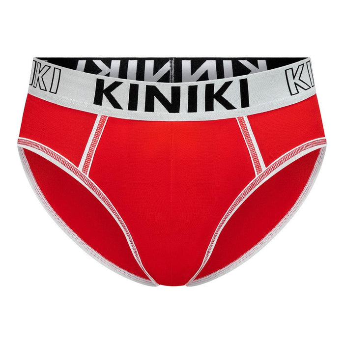 kiniki Modal Piped Brief Red