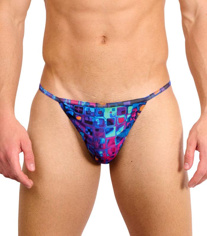 kiniki Mosaic Tan Through Swim Tanga