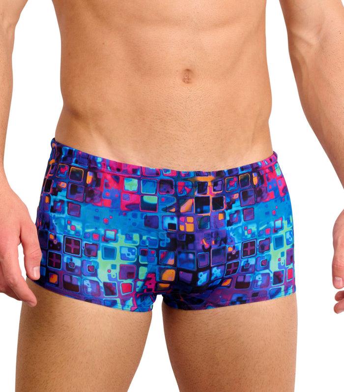 Kiniki Mosaic Tan Through Swim Trunks