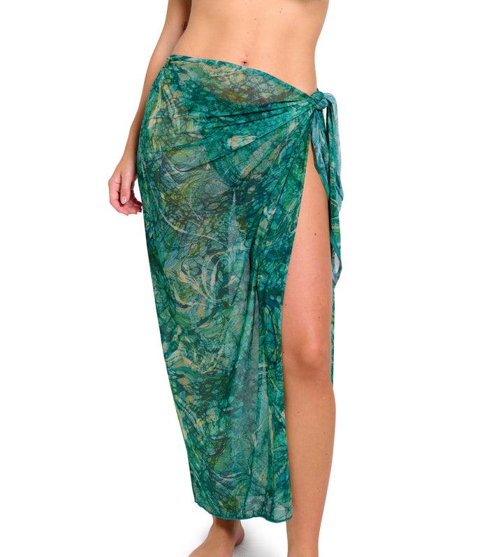 kiniki Santorini Tan Through Beach Sarong