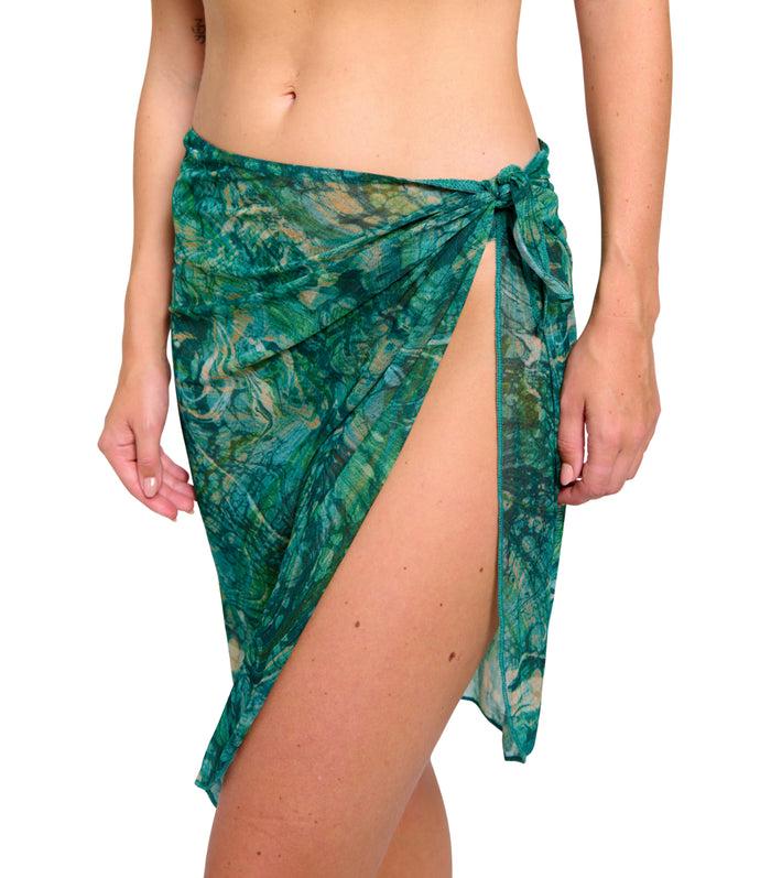 kiniki Santorini Tan Through Beach Wrap