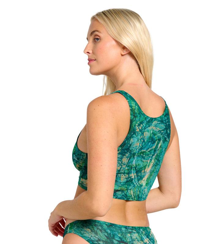 Kiniki Santorini Tan Through Cropkini Top