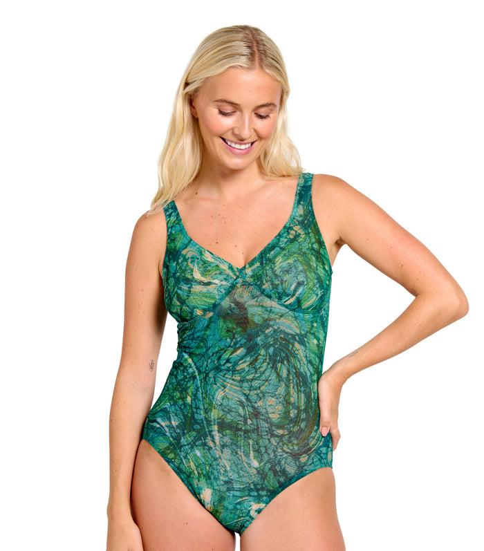 kiniki Santorini Tan Through Support Top Swimsuit