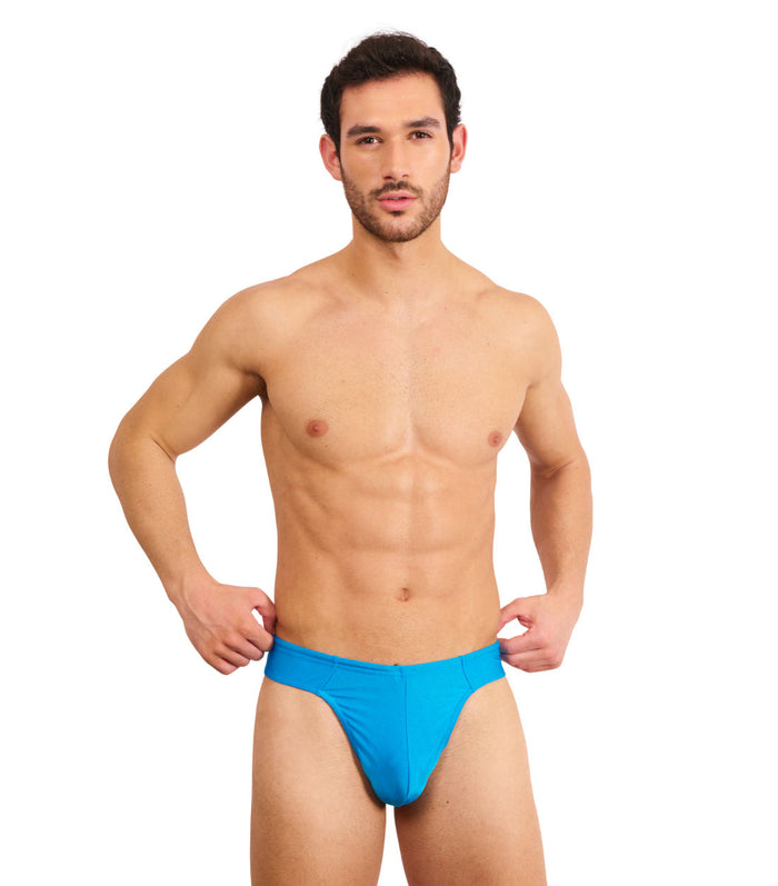 Kiniki St Tropez Swim Thong Blue