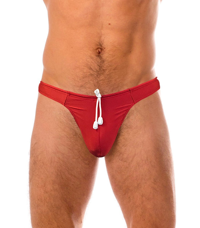 kiniki St Tropez Swim Thong Red