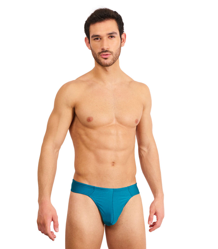 Kiniki St Tropez Swim Thong Teal