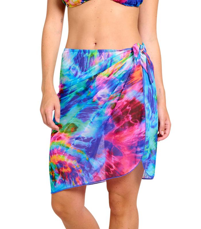 kiniki Storm Tan Through Beach Wrap