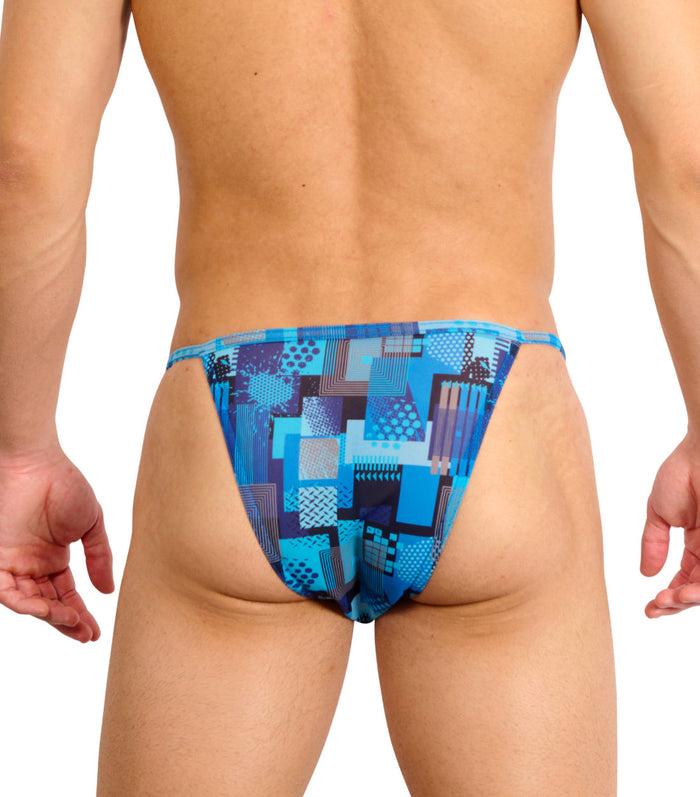 Kiniki Ultramarine Tan Through Swim Tanga