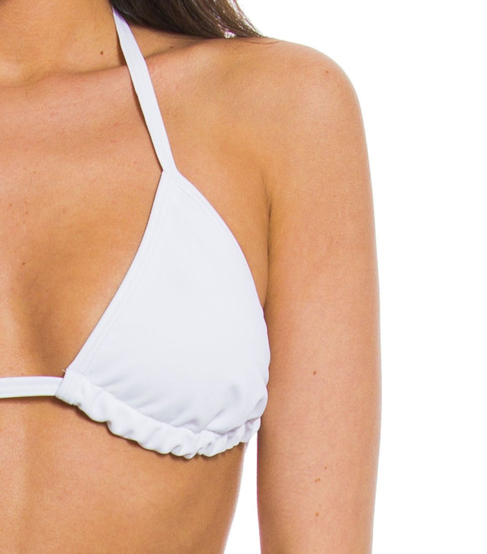 Kiniki White Bikini Top